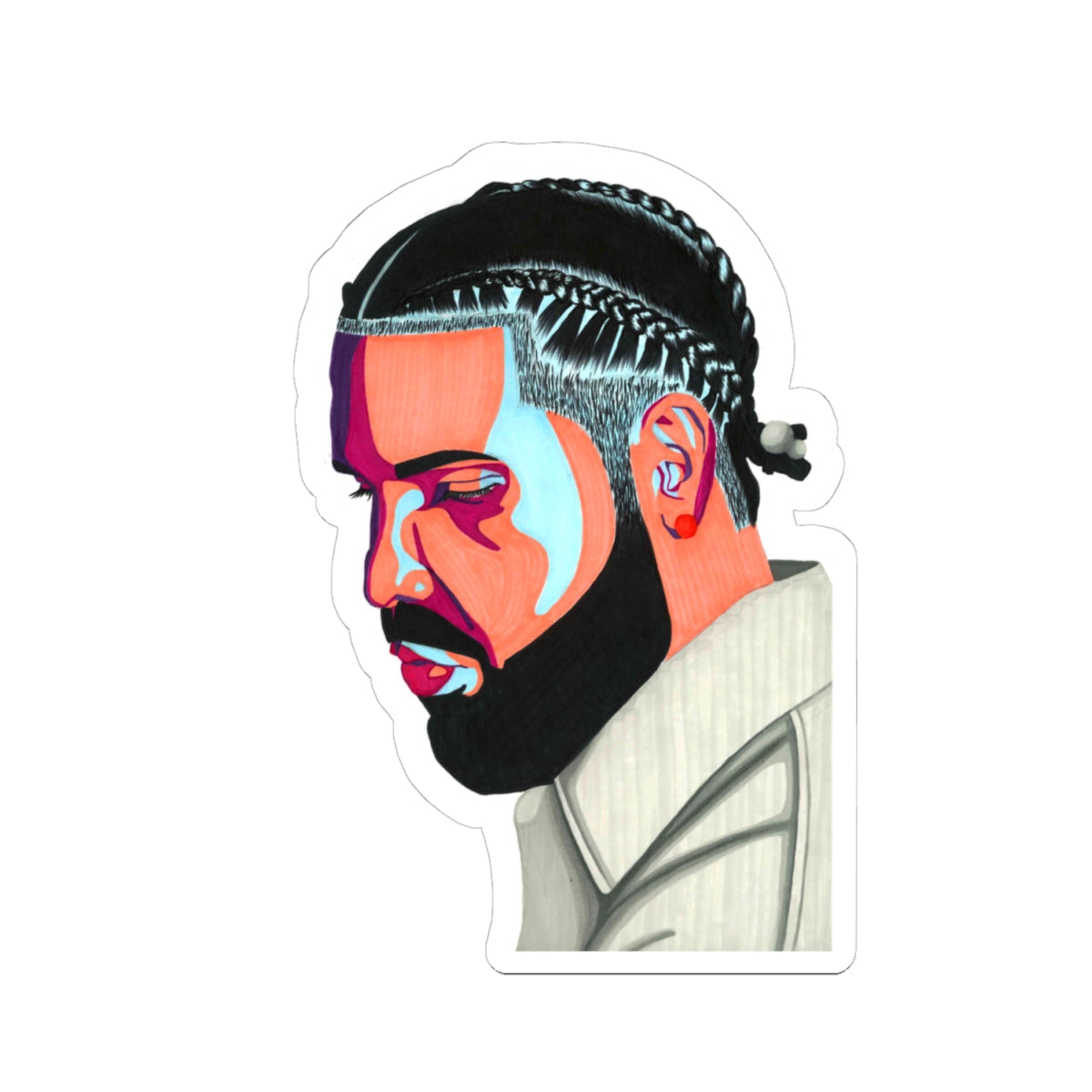 Drake Pop Art sticker